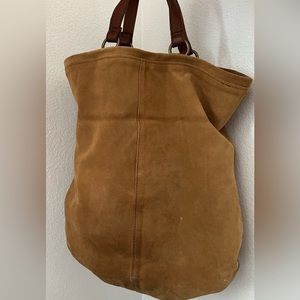 suede tote!!